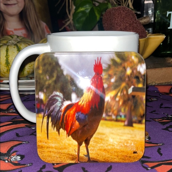 Colorful Rooster Coaster - Picture 11 of 11
